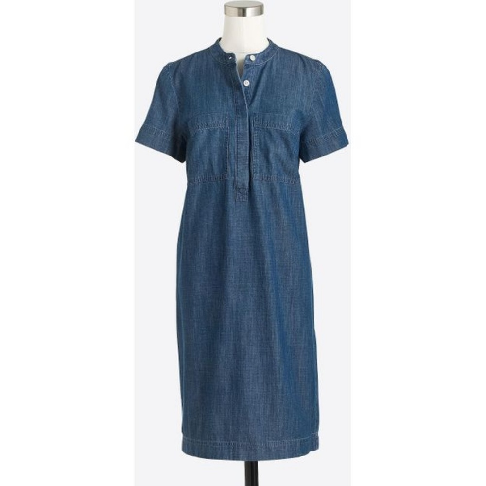 J Crew Chambray shift dress